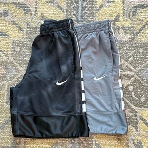 Lot of Boys Medium 8/10 shorts Nike Dri Fit Elite basketball Shorts